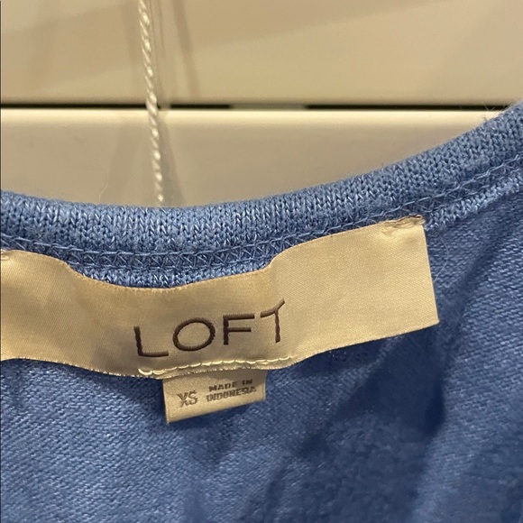 Blue Ruffled Women's Top - Picture 2 of 3